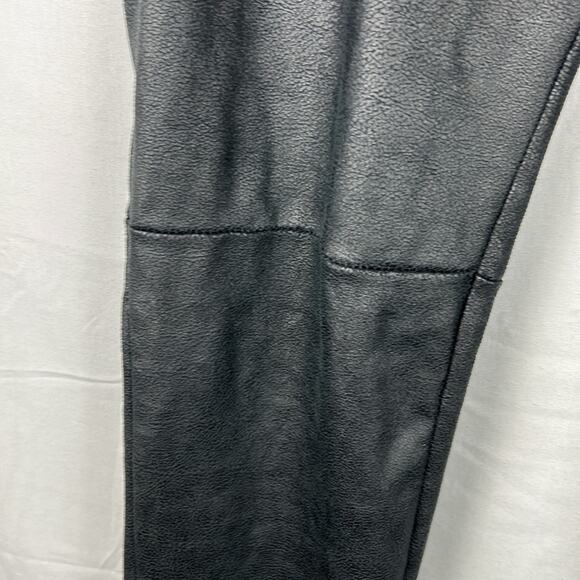 Trouvé from Nordstrom faux suede leather pull on leggings size medium - Picture 4 of 7